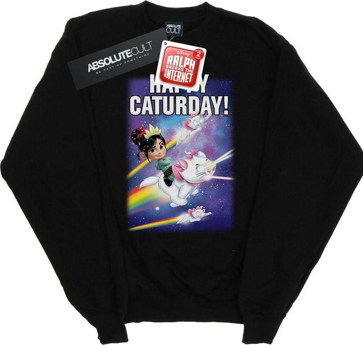 Disney Wreck It Ralph Happy Caturday Sweatshirt Mädchen