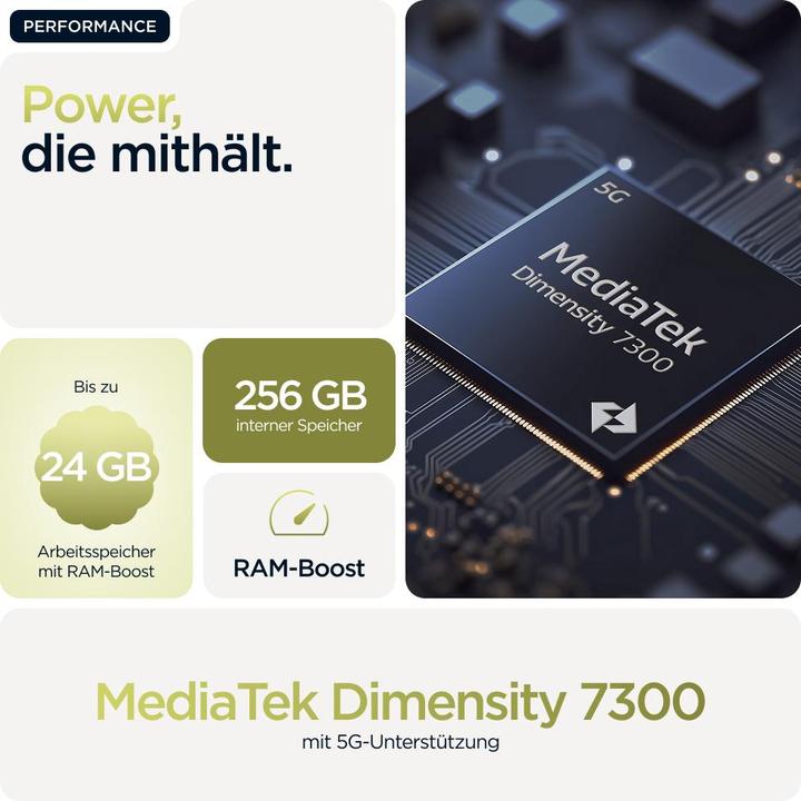 Immagine prodotto Motorola G86 (256 GB, Cipresso d'oro, 6.67", Doppia SIM, 50 Mpx)