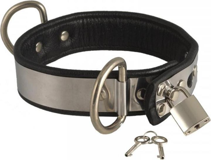 Produktbild Rimba Leder-Halsband mit Metall