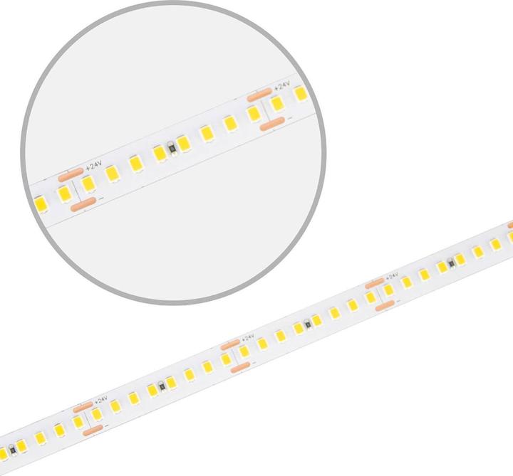 Image du produit Isoled LED HEQ927 Bande flexible haute luminosité, 24V, 12W, IP20, blanc chaud, 160 LED/m (500 cm)