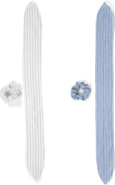 Immagine prodotto Trisa Moda scrunchie in denim con fiocco (Elastico per capelli)
