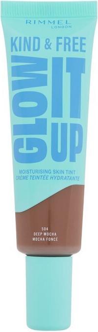 Produktbild Rimmel London Kind & Free Glow It Up Moisturising Skin Tint (504 Deep Mocha)