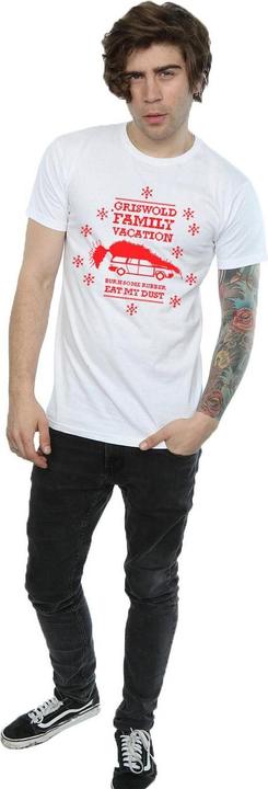 Image du produit National Lampoon´s Vacation National Lampoon's Christmas Vacation - T-shirt EAT MY DUST - Homme (L)