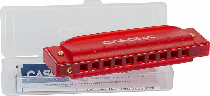 Produktbild Fun Blues Mundharmonika Red (incl. hard case and flyer) (Mundharmonika, Diatonisch, C-Dur)