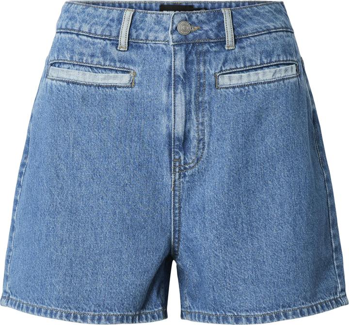 Pieces PCFIE HW PATCHWORK Jeansshorts