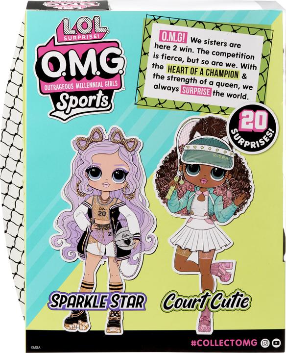 Actual product image MGA L.O.L. Surprise! OMG Sports Doll S3- Court Cutie