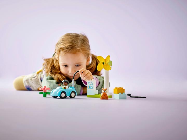 Productafbeelding LEGO 10985 Windturbine en elektrische auto (10985)