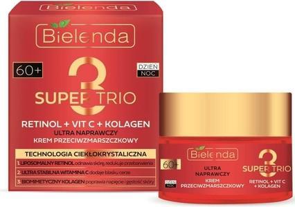 Bielenda Super Trio Retinol Vitamin C Collagen Ultra Repairing Anti-Wrinkle 60 Cream 50ml (Körpercreme, 50 ml)