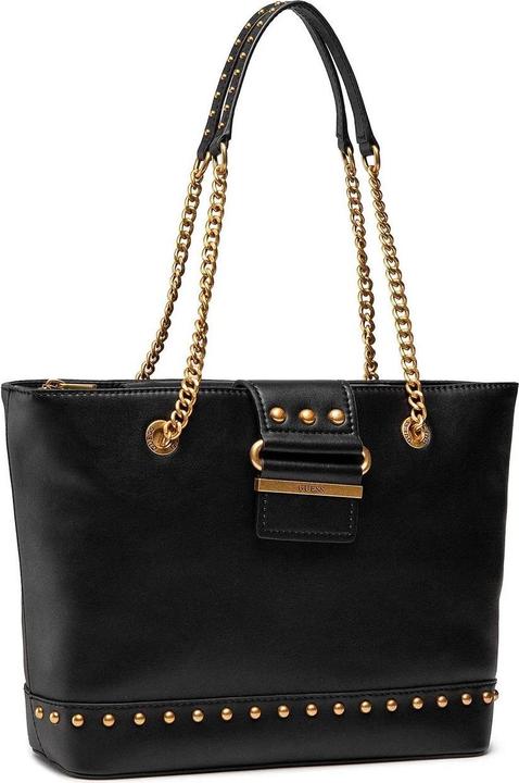Immagine prodotto Guess Greta, Synthetic Leather, Textile Handbag, Tote, Black, (VB) HWVB81