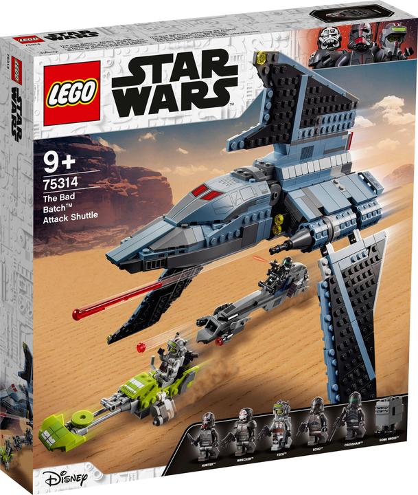 Image du produit LEGO La navette d’attaque du Bad Batch (75314, LEGO Star Wars)
