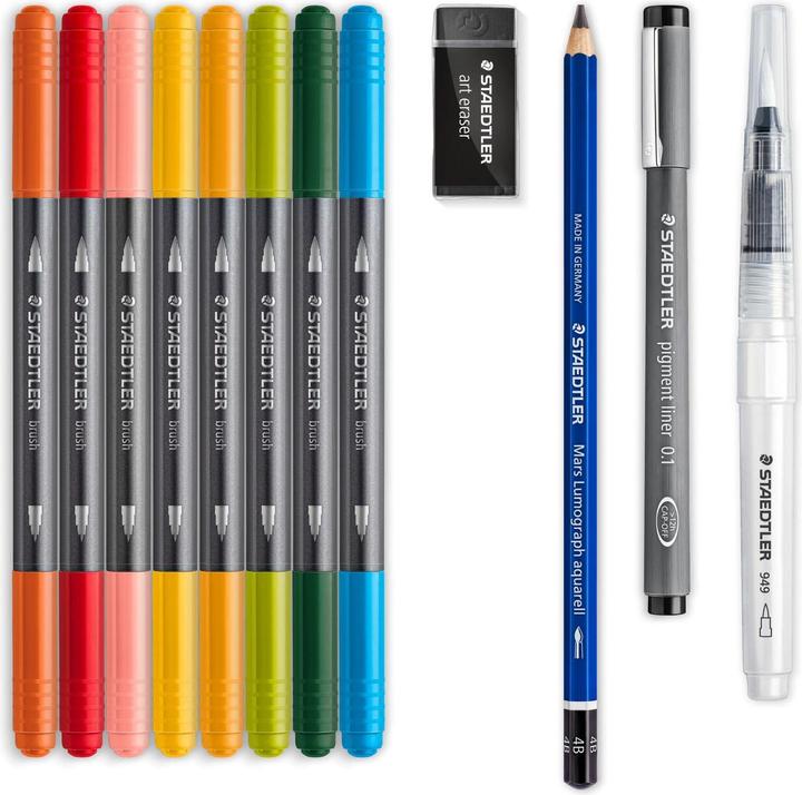 Actual product image Staedtler Watercolour Set (Multicoloured, 13 x)