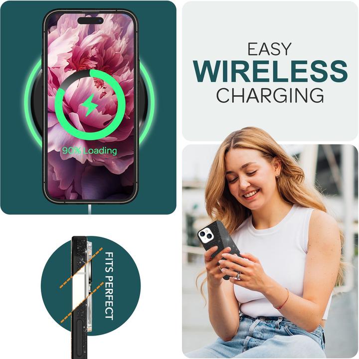 Produktbild Nalia Glitzer Hülle (Apple iPhone 15)