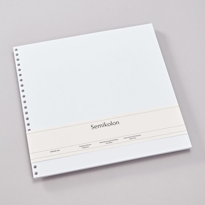 Actual product image Semikolon 23 Hole bright white