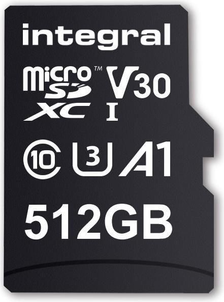Produktbild PREMIUM HIGH SPEED MICROSDHC/XC V30 UHS-I U3 MicroSD (512 GB, microSDXC, U3, UHS-I)