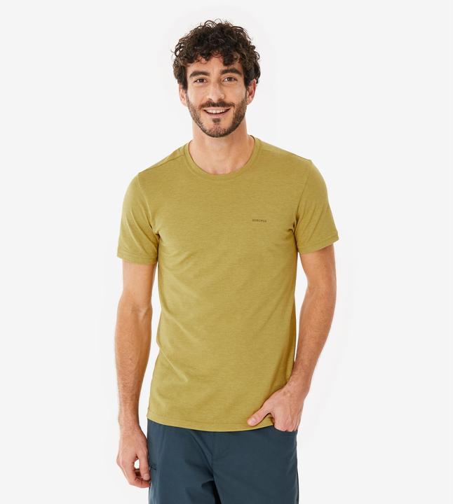 Produktbild Quechua Wandershirt Herren kurzarm - NH500 Fresh khaki (4XL)