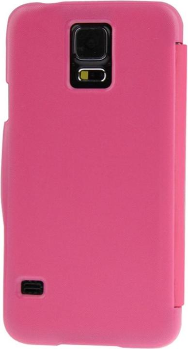 Produktbild König Design Handyhülle Tasche für Samsung Galaxy S5 mini G800 Pink gebürstet (Samsung Galaxy S5 Mini)