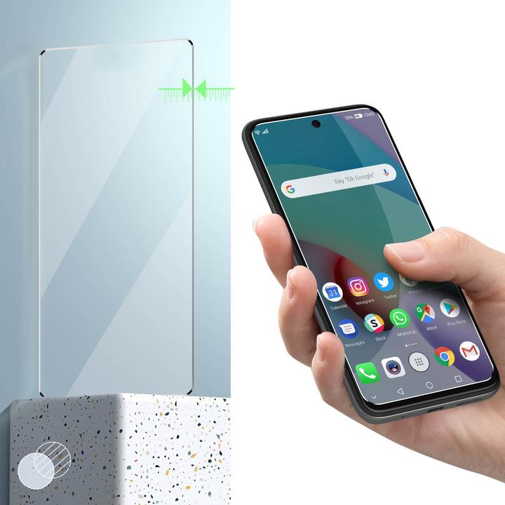 Image du produit Avizar Film de protection d'écran en verre de dureté 9H (1 pièce(s), Xiaomi Redmi 10)