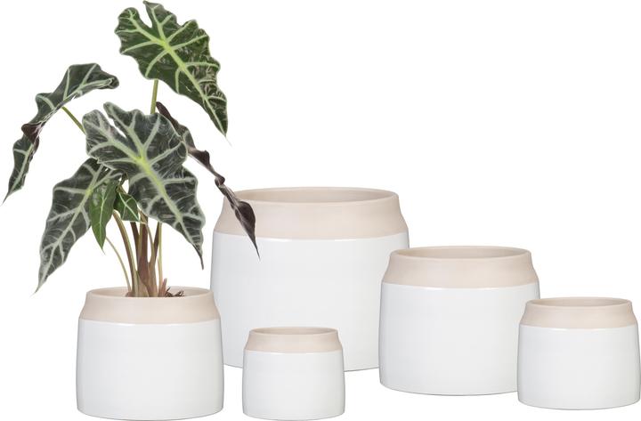 Produktbild Scheurich Blumentopf Blanco 717, 21.9 cm, Weiss, Detailfarbe (21.90 cm)