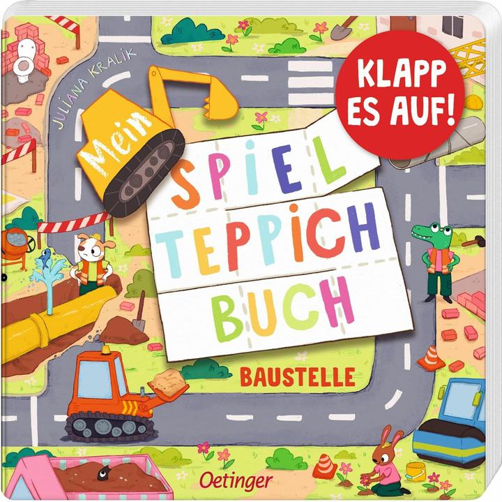 Produktbild Mein Spielteppich-Buch. Baustelle (60 x 80 cm)
