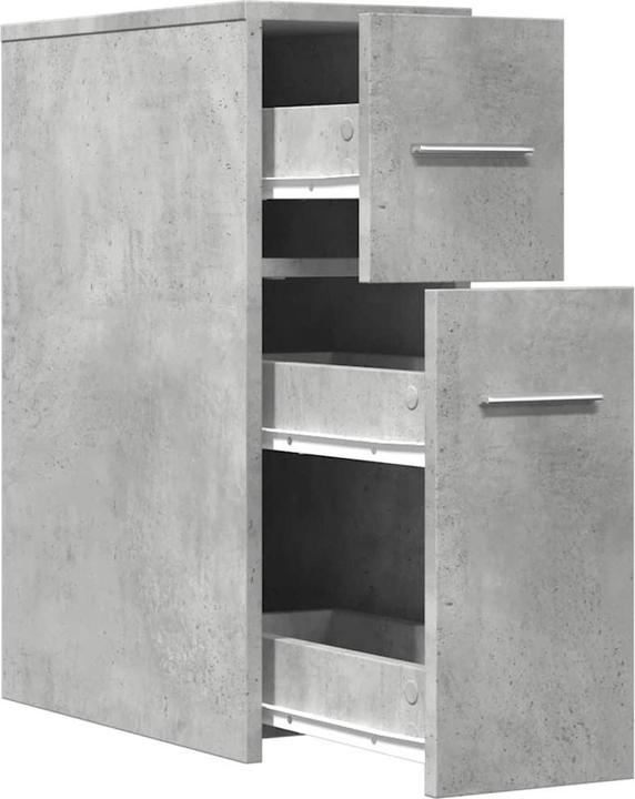 Produktbild VidaXL Badschrank Schmal mit Rollen