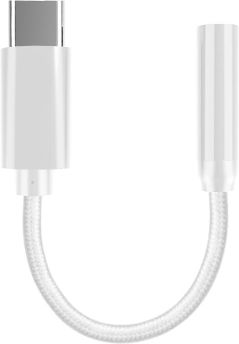 Produktbild Fuj Tek USB-C to 3.5mm Audio Adapter, white (USB Typ C, 3.5mm Klinke)
