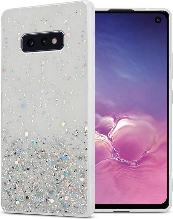 Transparent avec paillettes