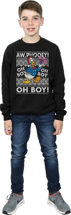 Produktbild Disney Donald Duck Christmas Fair Isle Sweatshirt Jungen (152, 158)