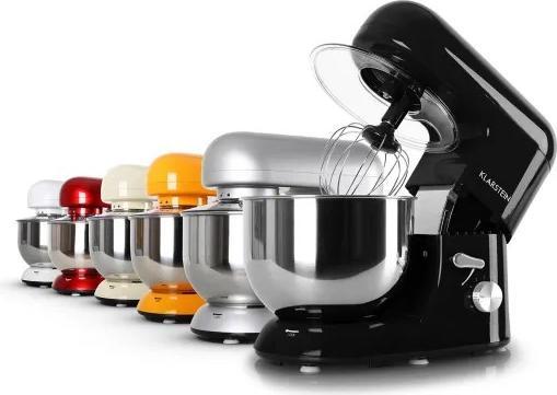 Produktbild Klarstein Bella Nera Küchenmaschine1200 Watt, 5 Liter, Schwarz