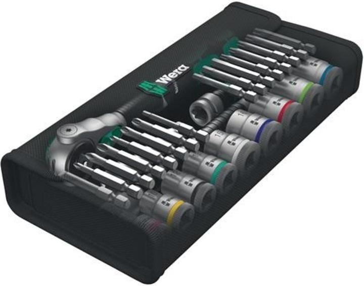 Produktbild Wera 8100 SB 6 Zyklop Speed-Knarrensatz (12 mm, 15 mm, 13 mm, 16 mm, 8 mm, 17 mm, 9 mm, 18 mm, 19 mm, 14 mm, 10  mm, 11 mm)