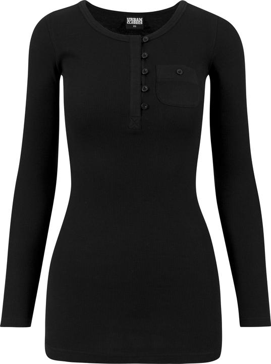 Urban Classics Ladies Long Rib Pocket Turnup Tee