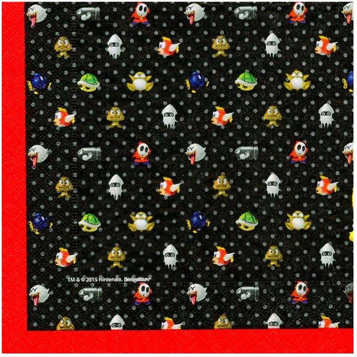Produktbild Amscan 20 Servietten Super Mario (20 x, 33 x 33 cm)