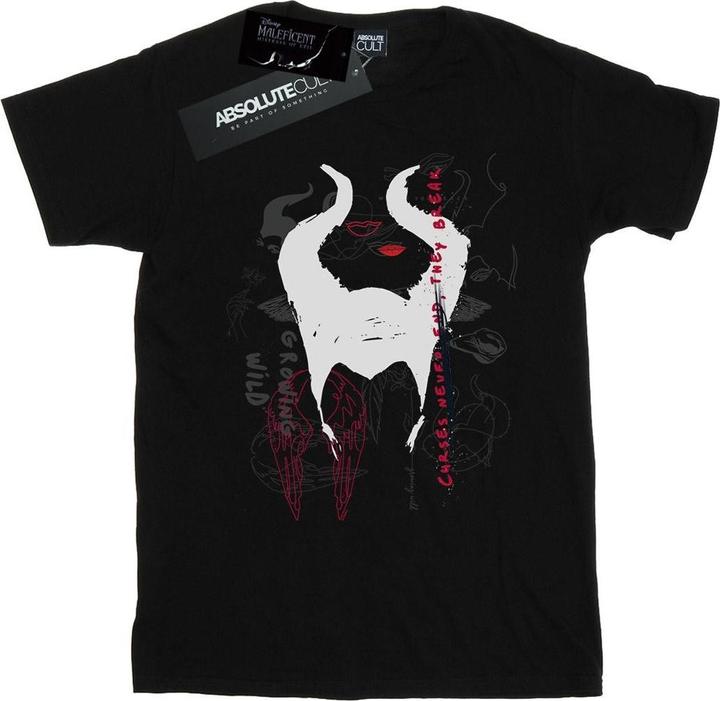 Disney Maleficent Mistress Of Evil Growing Wild Horns Collage TShirt (L)