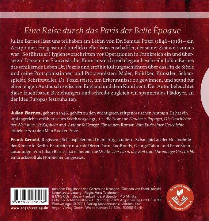 Produktbild Der Mann im roten Rock (Gertraude Krueger, Frank Arnold, Julian Barnes, Deutsch)