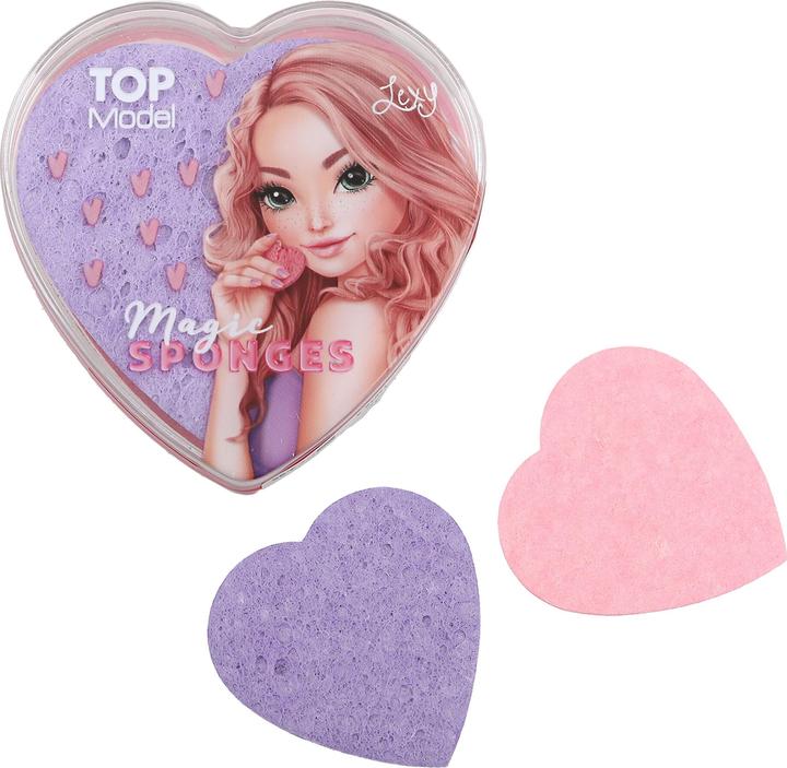 Top Model Topmodel - Magical Heart Sponges BEAUTY and ME - Purple, Pink