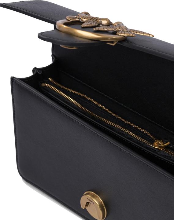 Actual product image Pinko Love One Mini Schoudertas Van Kalfsleer