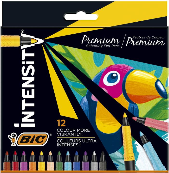 Actual product image Bic Fineliner Intensity 0.7mm (Assorted, 12 x)