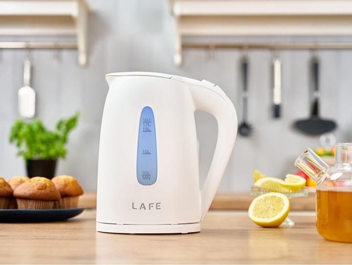 Produktbild Lafe 47457 Elektrischer Wasserkocher Essential Weiss 1.7L (1.70 l, EU-Stecker)