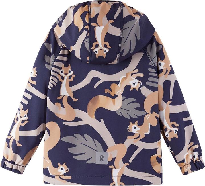 Actual product image Reima Kinder Softshell Jacke Vantti Navy print (80)