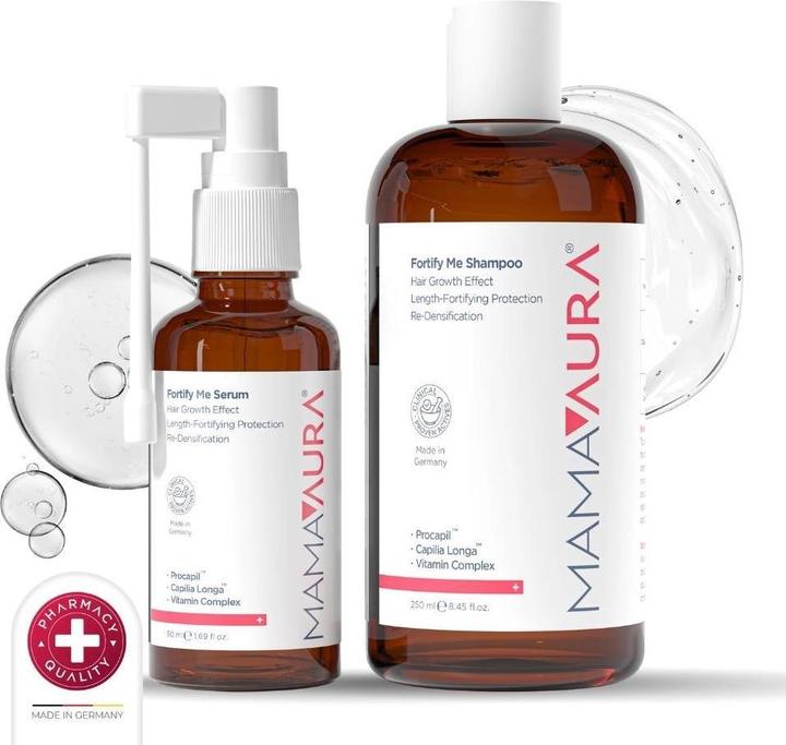 Image du produit Mamaaura Shampooing Fortifiant + Sérum Capillaire Redensifiant (Set soin capillaire)