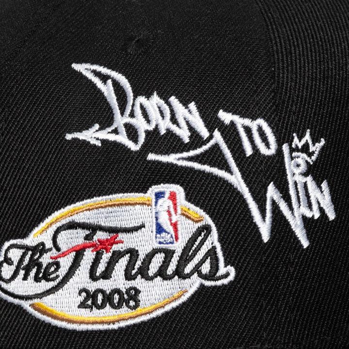 Actual product image Mitchell & Ness PRO Snapback Cap BORN TO WIN Boston Celtics