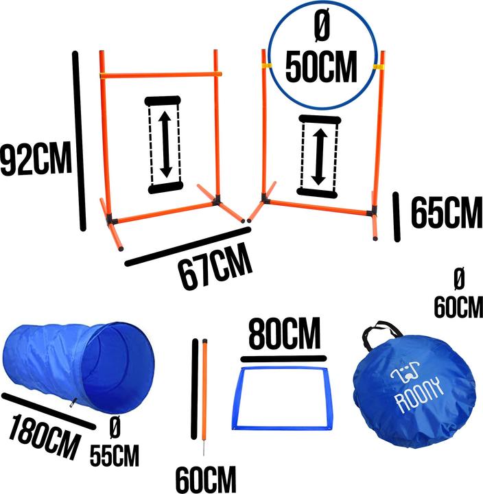 Actual product image Roony Agility training kit (Agility)