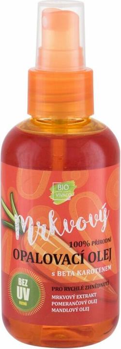Actual product image Vivapharm Vivaco S.R.O. - 100% Natural Oil Tanning With Carrot Extract Spf 0 (Self tanning foam)