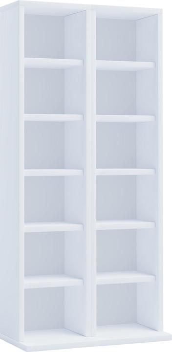 Immagine prodotto VCM Scaffale porta CD e DVD in legno Milano (42 x 20 x 92 cm)