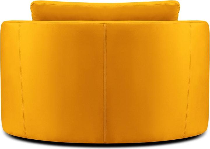 Image du produit Micadoni Fauteuil Pivotant en Velours, "Bliss", 1 Place, 92x92x75 Fabriqué en Europe