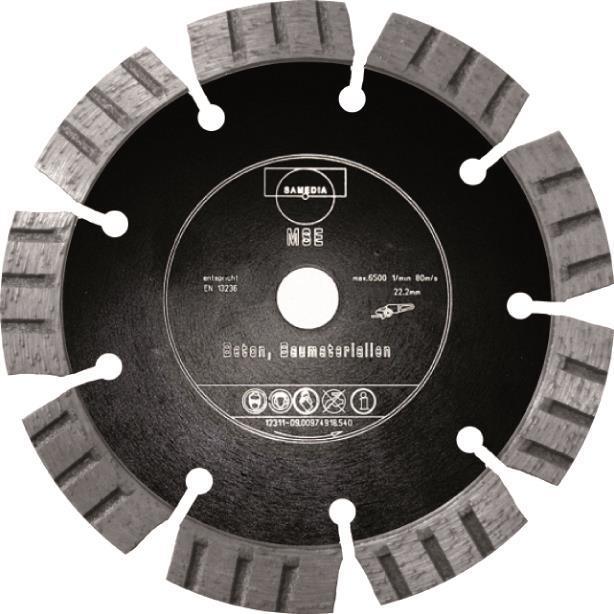 Produktbild Samedia TECHNIC MSE 230x22,23 Eco Diamant-Trennscheibe Universal 310021