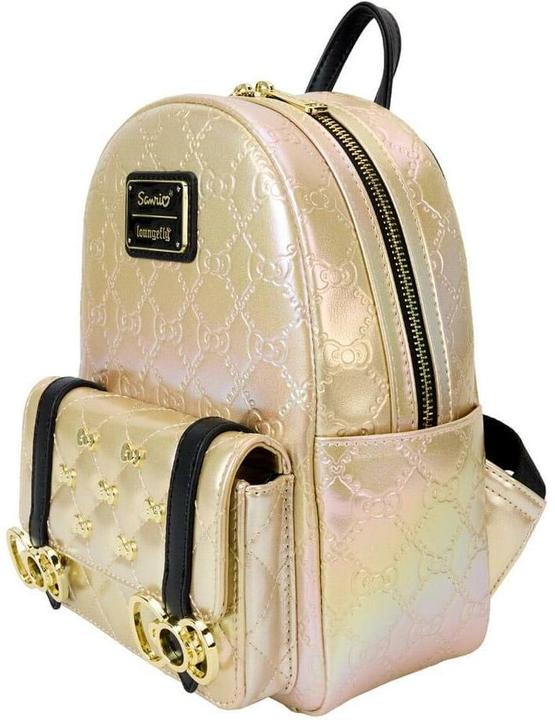 Image du produit Loungefly Hello Kitty 50th Anniversary by sac à dos Mini Metallic Gold