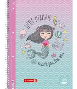Image du produit Mermaid (A4, À rayures, Couverture souple)
