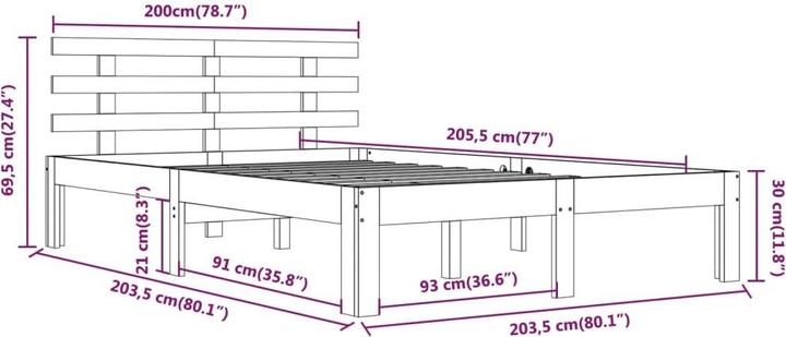 Actual product image VidaXL Swana (200 x 200 cm)
