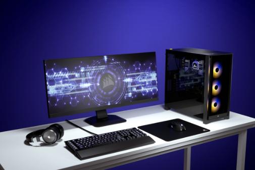 Actual product image Corsair iCUE 4000X (mATX, Mini-ITX, ATX, E-ATX)