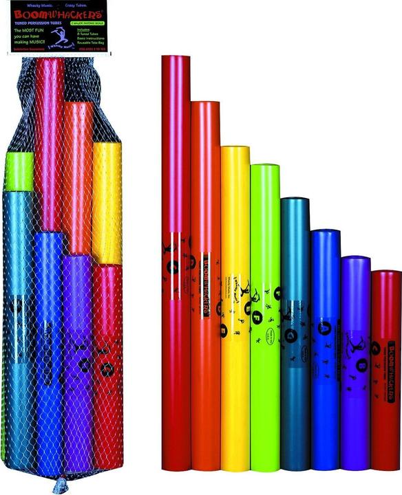 Produktbild Corvus Toys Corvus A630002 - Boomwhacker C-Dur, diatonische Tonleiter, gestimmte Perkussions-Kunststoffröhren (Deutsch)